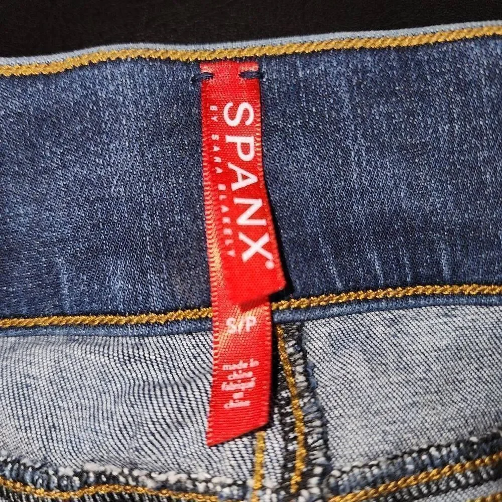 Spanx Womens Distressed Skinny Jeans Small‎
